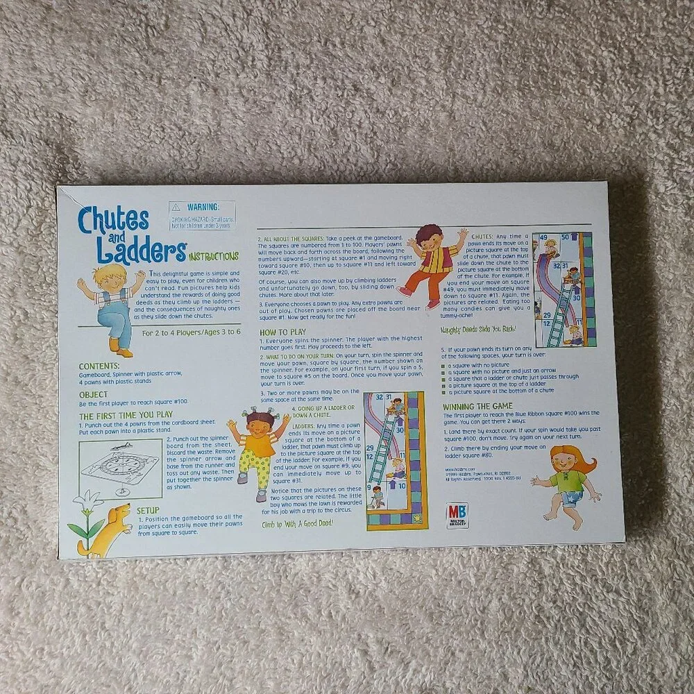 Milton Bradley Chutes and Ladders